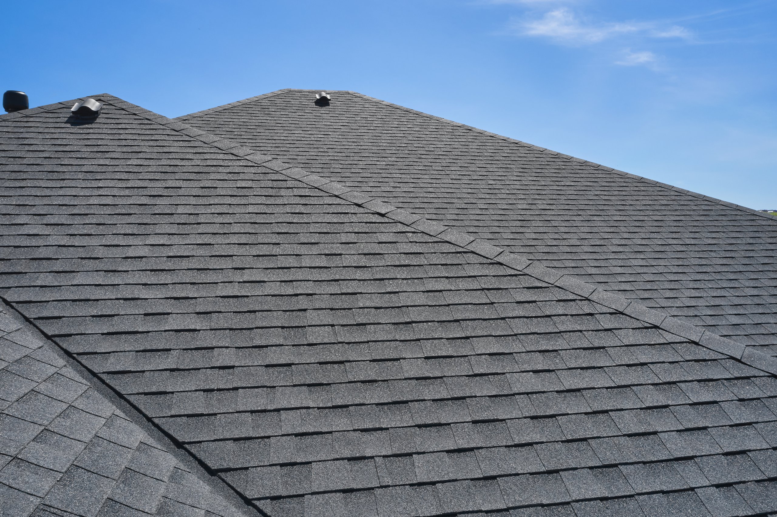 New tile roof installation